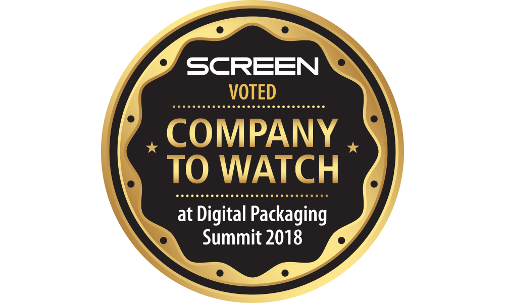 SCREEN Americas production inkjet business burgeons as it garners Company to Watch award at Digital Packaging Summit 2018.