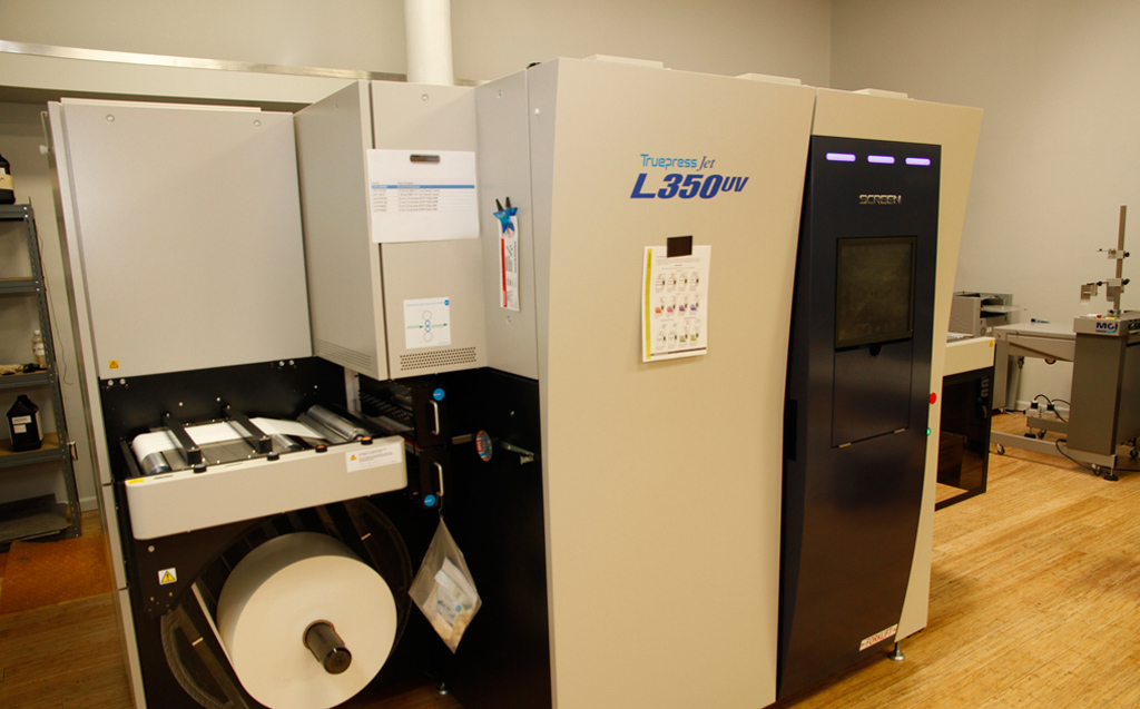 SCREEN Truepress Jet L350UV Expands Opportunities for Short-Run Labels and Folding Cartons at Lithotone