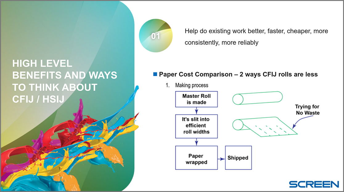 SCREEN participates in educational webinar for printers weighing adoption of continuous feed inkjet