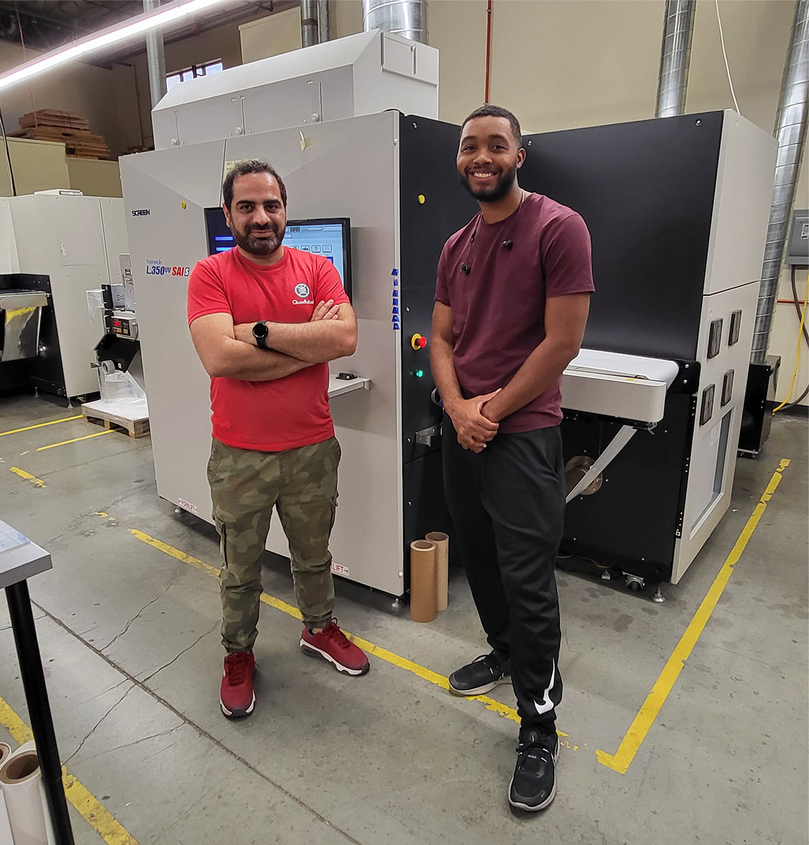Label Manufacturer Expected to Expand Business Nationwide with SCREEN Truepress Jet L350UV SAI Series